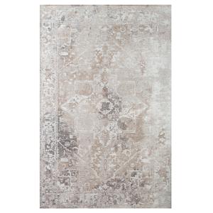 Tapis de salon moderne tissé plat gris 240x340 cm