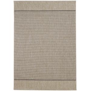 Tapis de salon moderne tissé plat Marron 160x230 cm