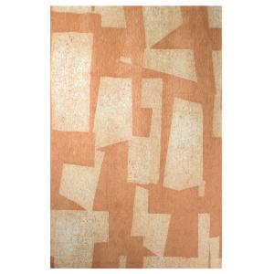 Tapis de salon moderne tissé plat orange 200x280 cm