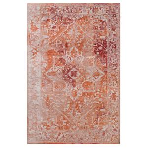 Tapis de salon moderne tissé plat rouge 80x150 cm