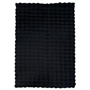 Tapis de salon polyester toscana noir 160x230 cm