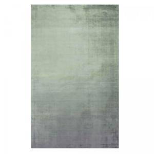 Tapis de salon savoie ocean 1a2t en tencel vert 200x300