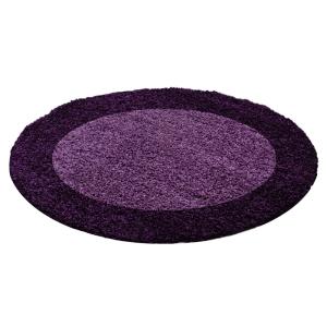 Tapis de salon shaggy bicolore  Lila-120x120