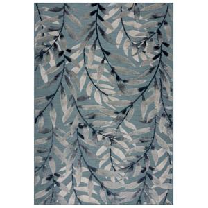 Tapis de salon tissé plat  Bleu 120x170 cm