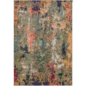 Tapis de salon tissé plat en Polypropylène Multicolore 160x…