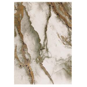 Tapis de salon tissé plat  Vert 200x290 cm