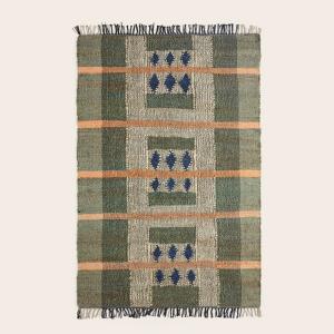 Tapis de sol en coton vert 120x180 cm