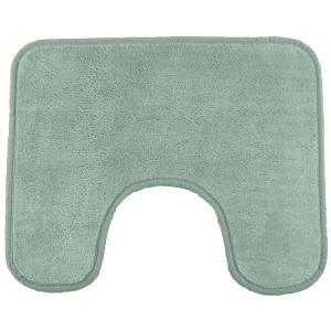 Tapis de toilette uni en polyester tilleul 50x40cm