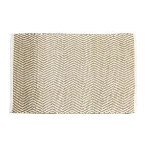 Tapis déco à franges en jute 60x90cm