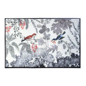 Tapis déco  caoutchouc & nylon multicolore 75x120 cm