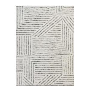 Tapis déco géométrique coton 140x200cm