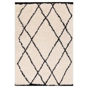 Tapis déco type berbère à poils longs 133x190cm