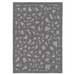 Tapis décoratif en coton impression digital gris 160x230 cm