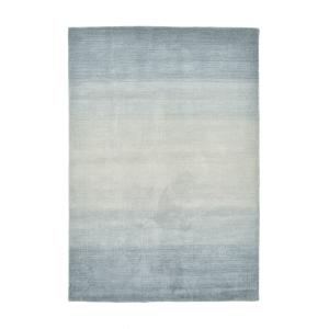 Tapis dégradé de couleur en laine gris 140x200 cm