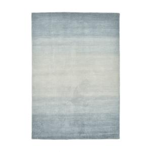 Tapis dégradé de couleur en laine gris 70x140 cm
