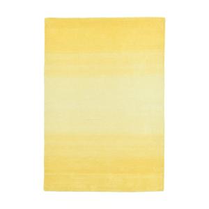 Tapis dégradé de couleur en laine jaune 190x290 cm