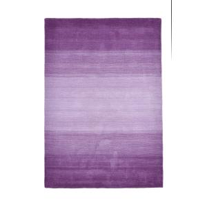 Tapis dégradé de couleur en laine purple 70x140 cm