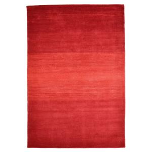 Tapis dégradé de couleur en laine Rouge 90x160