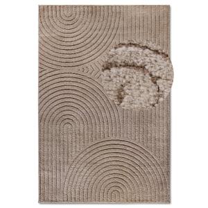 Tapis DEPT à Relief Beige - ELLE Décoration 160x235cm