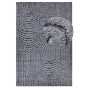 Tapis DEPT à Relief Gris Anthracite - ELLE Décoration 80x12…