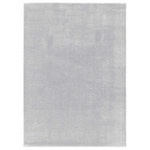 Tapis descente de lit lavable antidérapant uni gris 60x120…