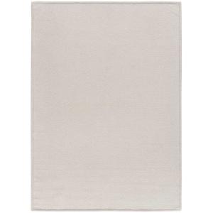 Tapis descente de lit lavable au design neutre en blanc, 60…