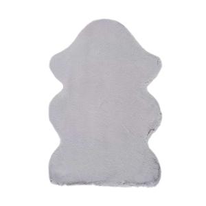 Tapis descente de lit lavable extra doux en gris argenté, 6…