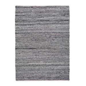 Tapis descente de lit uni gris 60x110 cm