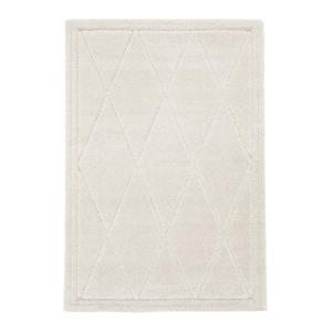 Tapis design avec effet relief beige 160x230