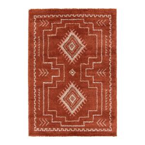 Tapis design doux et volumineux rouge 200 x 290