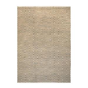 Tapis design en coton beige 120x170 cm