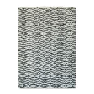 Tapis design en coton gris 120x170 cm
