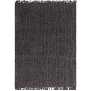 Tapis design en jute noir 120x170 cm