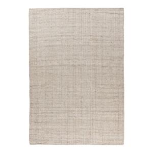 Tapis  design en laine ivoire 120x170