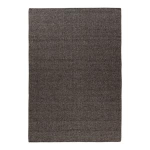 Tapis  design en laine taupe 120x170
