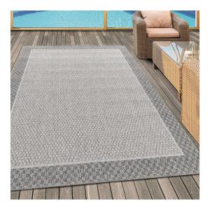Tapis  design en polypropylène crème 200x290