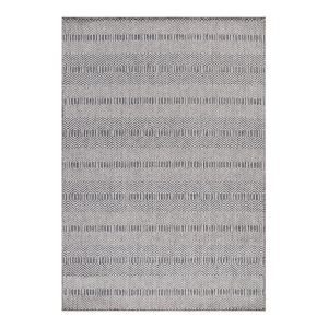 Tapis  design en polypropylène gris 140x200