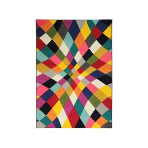 Tapis  design en polypropylène multicolore 66x230