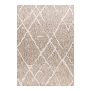 Tapis  design en polypropylène taupe 120x170