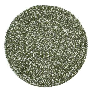 Tapis  design en polypropylène vert Ø120