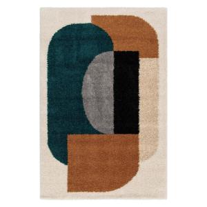 Tapis design épais et confortable multicolore 120 x 170