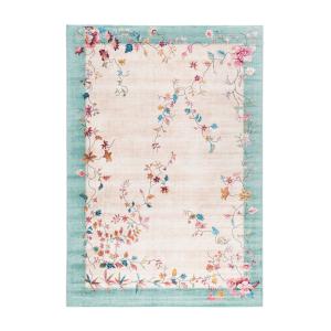 Tapis design finition couture anglaise beige 160 x 230