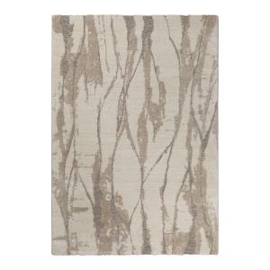 Tapis design inspiration nature à relief tons de beige 120x…