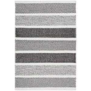 Tapis design scandinave en laine gris 160x230