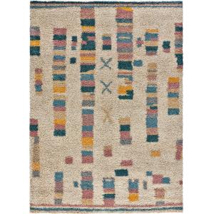 Tapis design scandinave multicolore, 133X190 cm