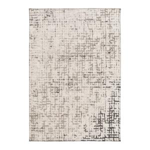 Tapis design tissage Gobelins en fibres recyclées gris 120x…