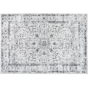 Tapis design vintage avec motif oriental à poils courts dou…