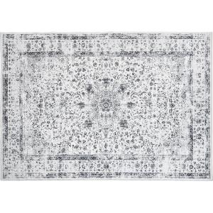 Tapis design vintage avec motif oriental à poils courts dou…