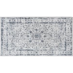 Tapis design vintage avec motif oriental à poils courts dou…