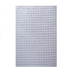 Tapis doux aspect bulles gris  140x200